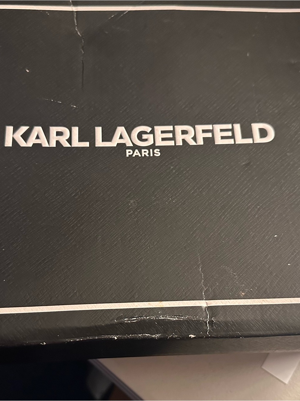Karl Lagerfeld Lakely Black Patent & Houndstooth Tweed Platform Loafer - Picture 10 of 12